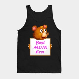 Best Mom Ever Bear Mama Bear Tank Top